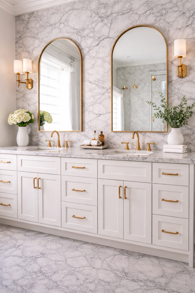 Dolomite Super White Bathroom Vanities